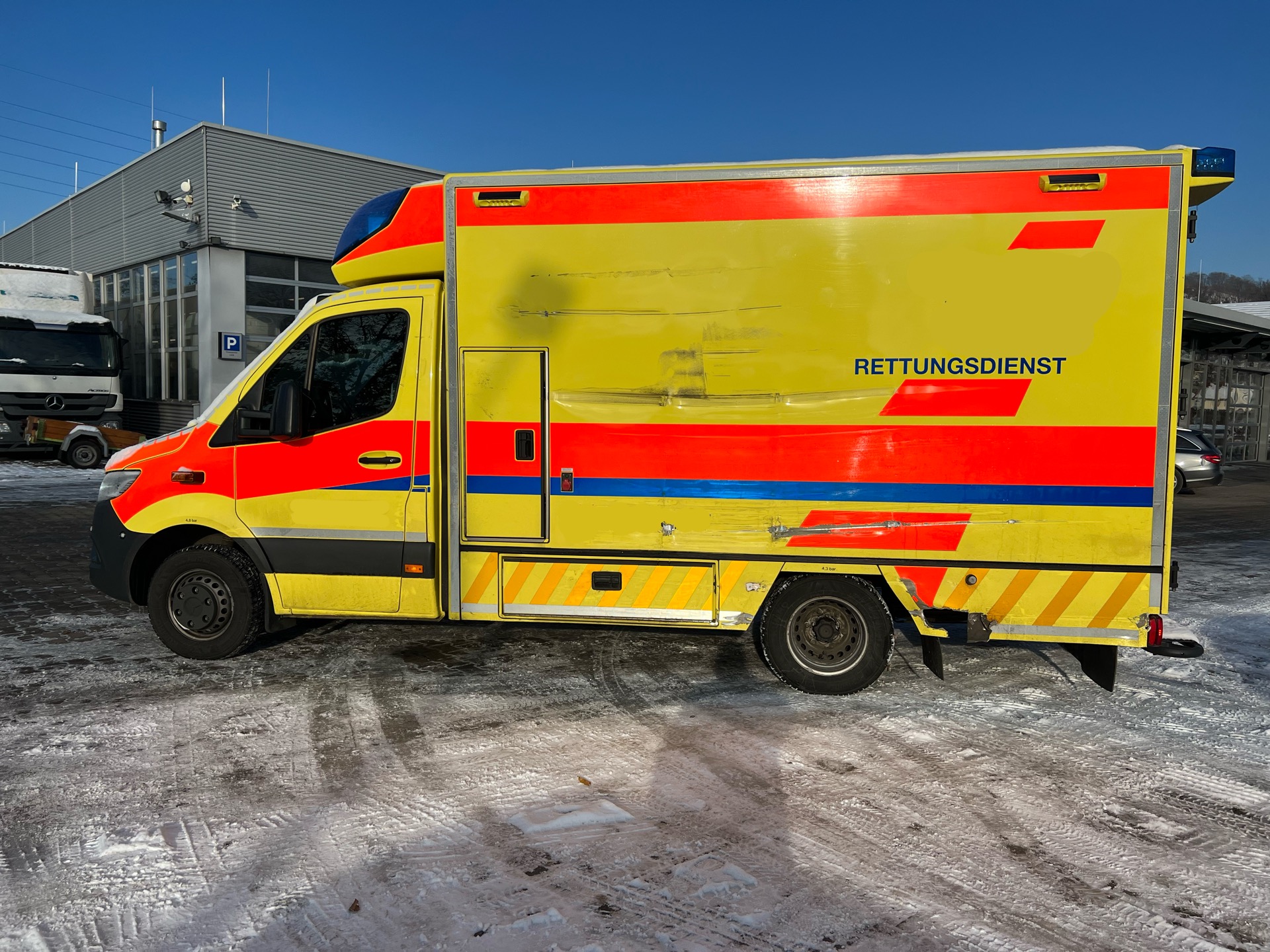 Einsatzfahrzeuge des Rettungsdienstes